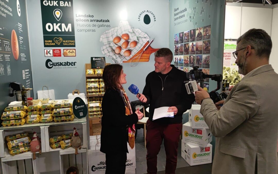Euskaber ha mostrado sus valores y el trabajo de sus productores en la feria Gustoko