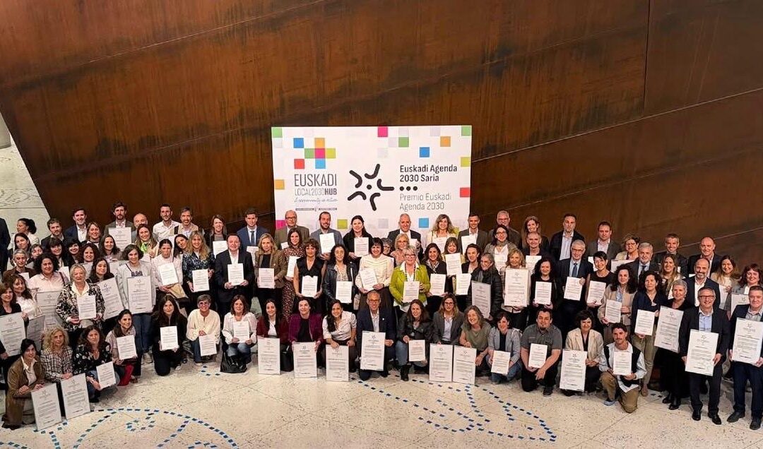 Euskaber recibe el reconocimiento «Compromiso» de los Premios Agenda Euskadi 2030